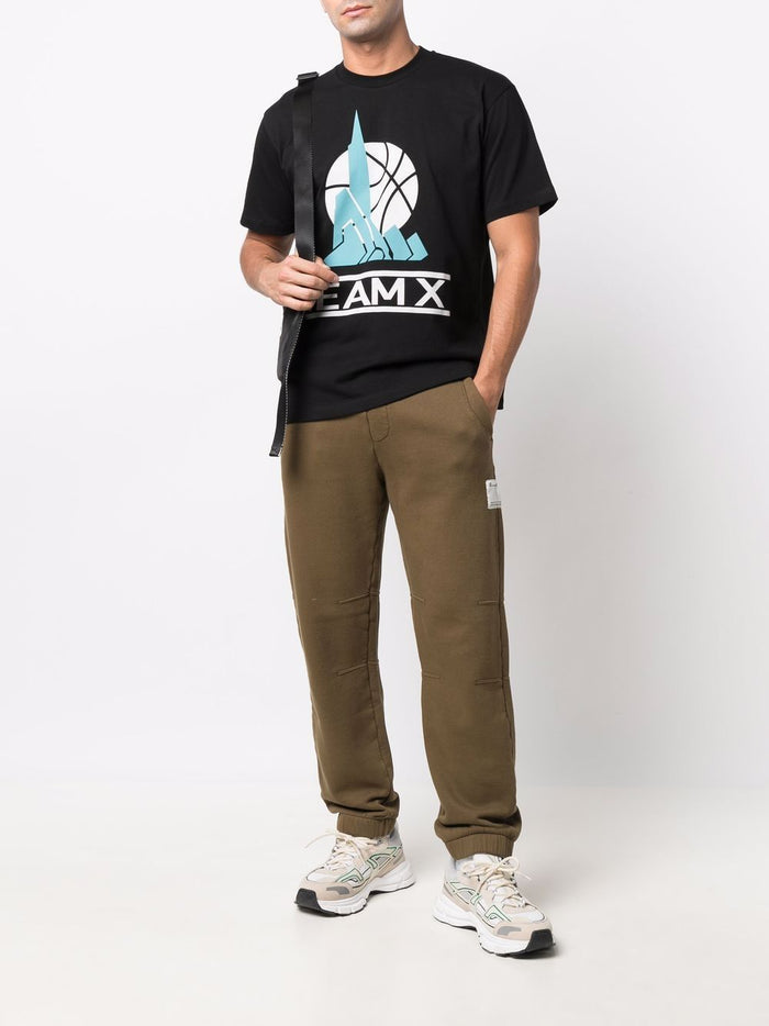 JUST DON Team X T-Shirt Black - MAISONDEFASHION.COM