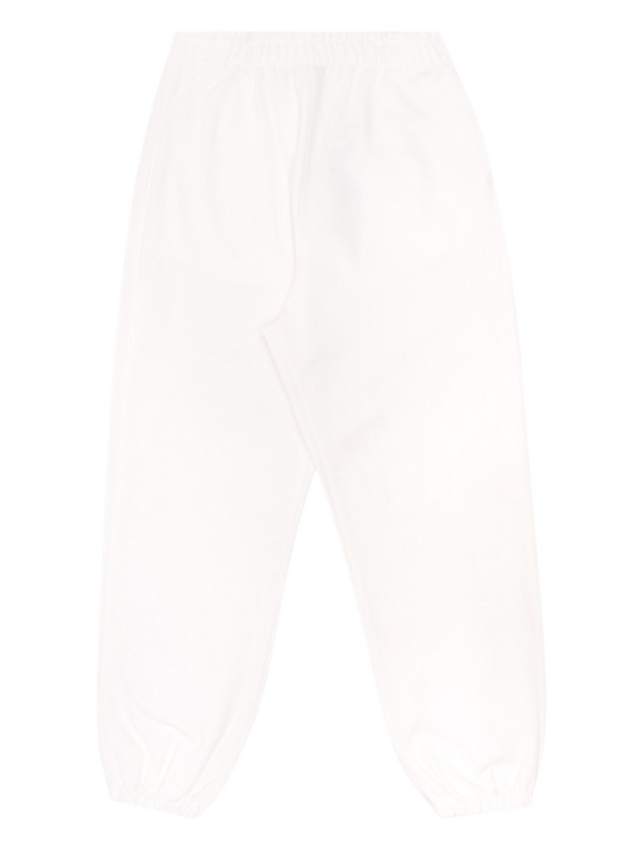 VERSACE KIDS Boys Logo Sweatpants White - MAISONDEFASHION.COM
