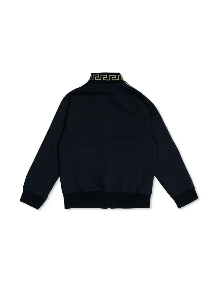 VERSACE KIDS Boys Medusa Zip-up Jacket Navy - MAISONDEFASHION.COM