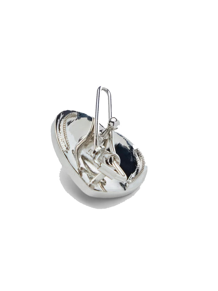 VERSACE KIDS Crystal Heart Medusa Hair Clip Silver - MAISONDEFASHION.COM