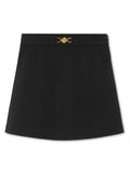 VERSACE KIDS Girls Medusa '95 Miniskirt Black - MAISONDEFASHION.COM