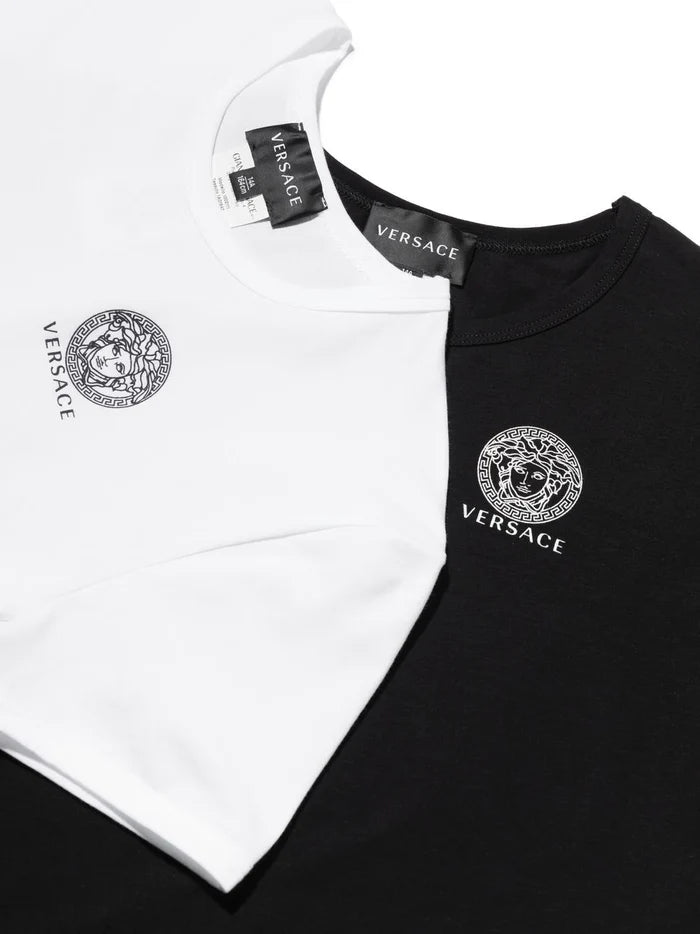 VERSACE KIDS Medusa motif T-shirt (pack of 2) - MAISONDEFASHION.COM