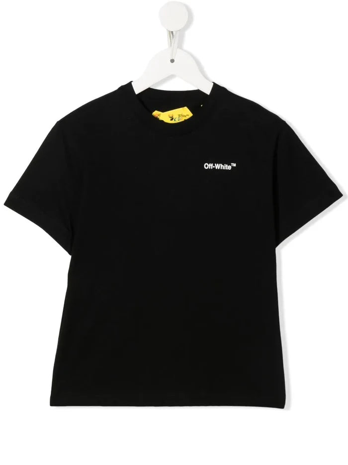 OFF-WHITE KIDS Monster Arrow Tee S/S Black Multicolor - MAISONDEFASHION.COM