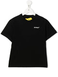OFF-WHITE KIDS Monster Arrow Tee S/S Black Multicolor - MAISONDEFASHION.COM