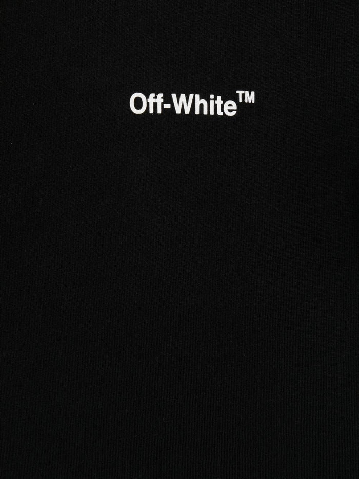 OFF-WHITE KIDS Monster Arrow Tee S/S Black Multicolor - MAISONDEFASHION.COM