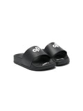OFF-WHITE KIDS Pool Slider Off Black White - MAISONDEFASHION.COM