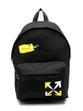 OFF-WHITE KIDS Shape Backpack Black/Yellow - MAISONDEFASHION.COM