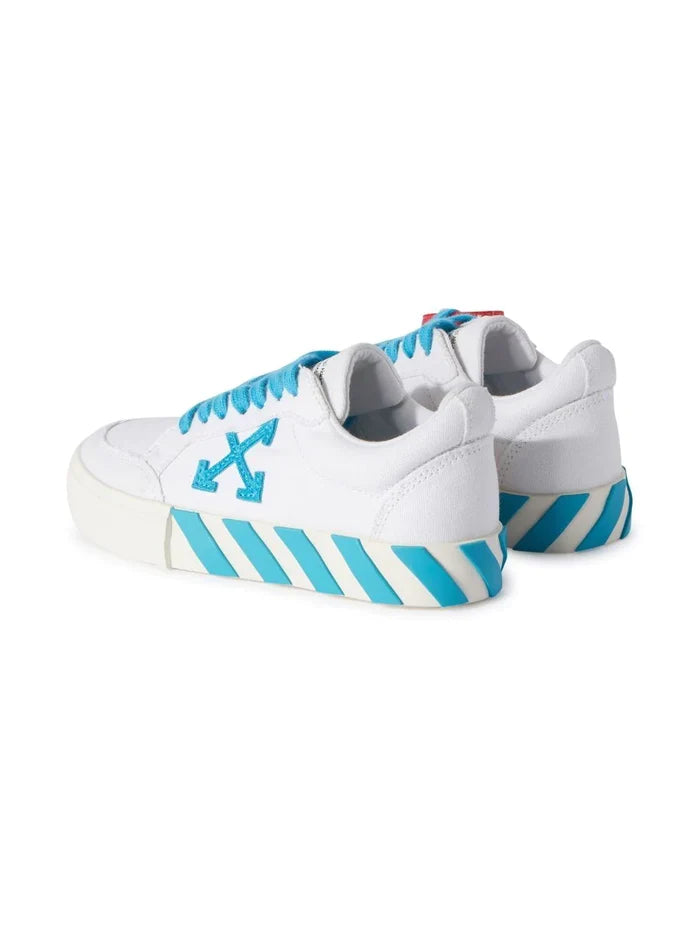 OFF-WHITE KIDS Vulcanized Lace Up White Light Blue - MAISONDEFASHION.COM