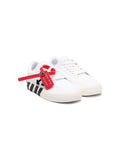 OFF-WHITE KIDS Vulcanized Lace Up White Black - MAISONDEFASHION.COM