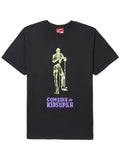 KIDSUPER Comedie Print Cotton T-Shirt Black - MAISONDEFASHION.COM