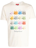 KIDSUPER Kissing Bags Print Cotton T-Shirt White - MAISONDEFASHION.COM