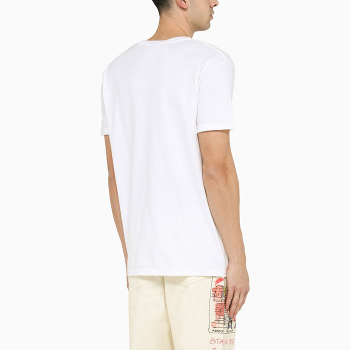 KIDSUPER Screenplay T-Shirt White - MAISONDEFASHION.COM