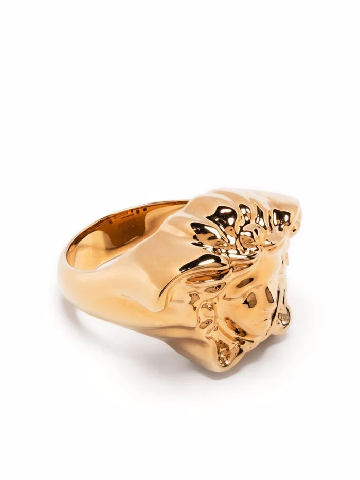 VERSACE La Medusa Ring Gold - MAISONDEFASHION.COM
