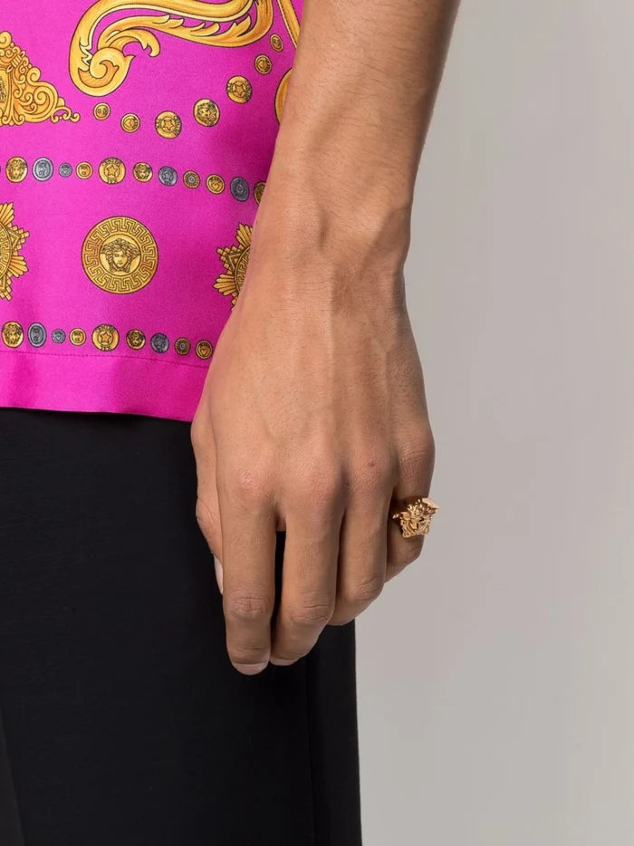 VERSACE La Medusa Ring Gold - MAISONDEFASHION.COM