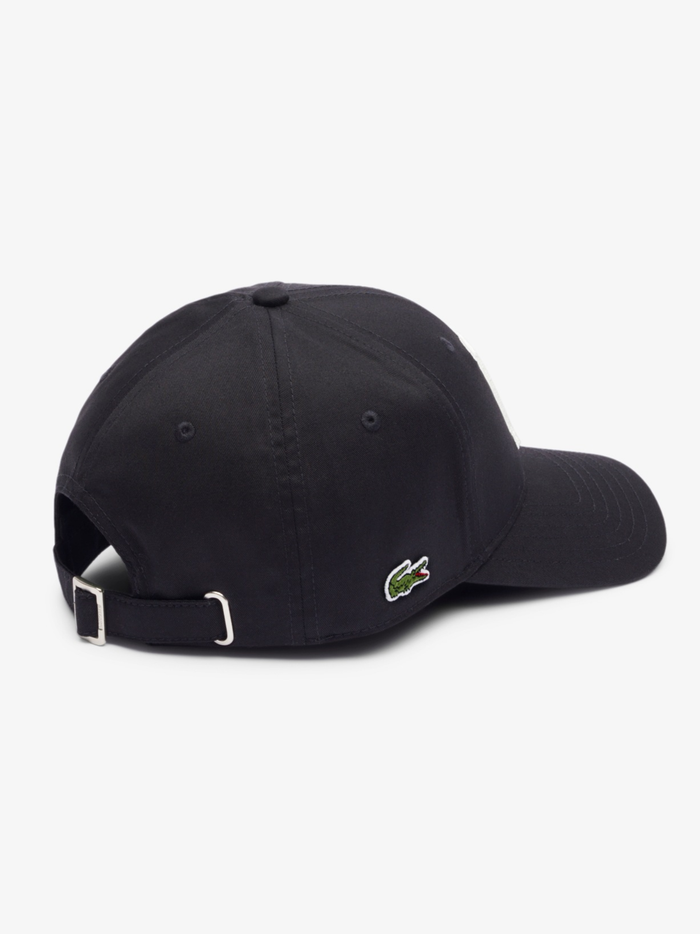 LACOSTE 3D Embroidered Baseball Cap Black - MAISONDEFASHION.COM