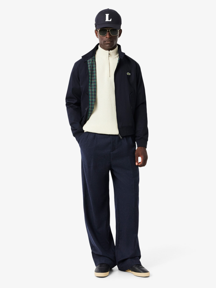 LACOSTE 3D Embroidered Baseball Cap Navy - MAISONDEFASHION.COM
