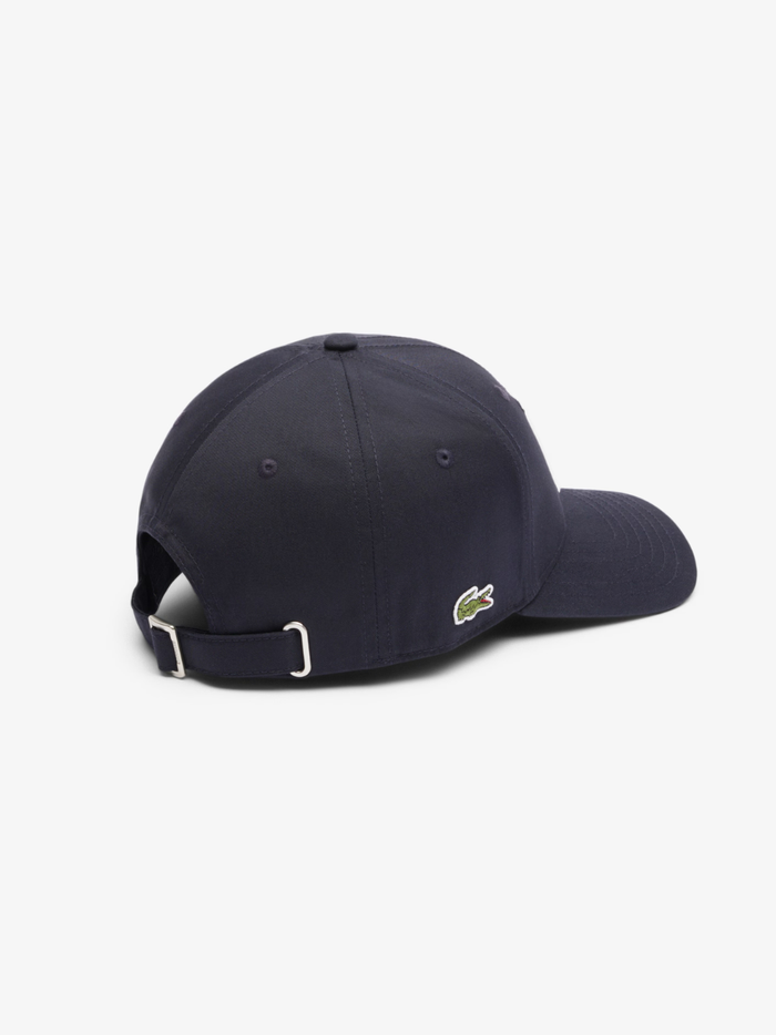 LACOSTE 3D Embroidered Baseball Cap Navy - MAISONDEFASHION.COM
