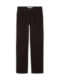 LACOSTE 5 Pocket Straight Cut Denim Jeans Brown - MAISONDEFASHION.COM