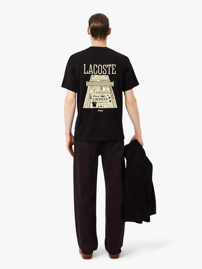 LACOSTE 5 Pocket Straight Cut Denim Jeans Brown - MAISONDEFASHION.COM