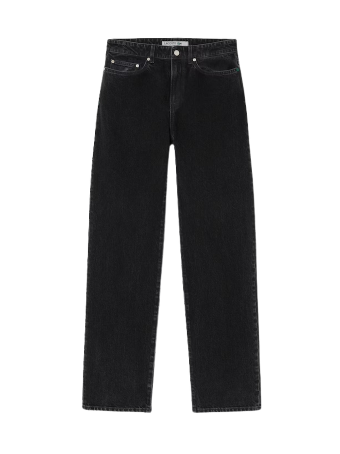 LACOSTE 5 Pocket Straight Cut Jeans Grey - MAISONDEFASHION.COM