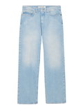 LACOSTE 5 Pocket Straight Cut Jeans Light Blue - MAISONDEFASHION.COM