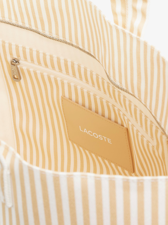LACOSTE Anna XL Tote White Light Natural