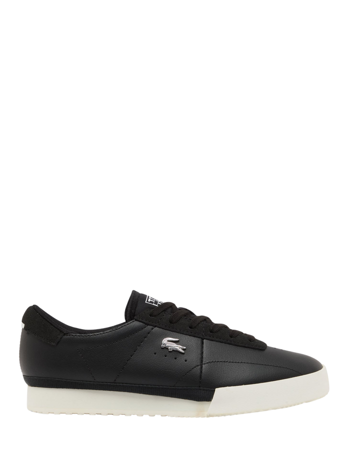 LACOSTE Aura Leather Sneakers Black - MAISONDEFASHION.COM