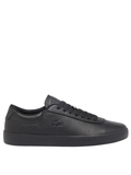 LACOSTE Baseshot Evo Leather Sneakers Black/Black - MAISONDEFASHION.COM