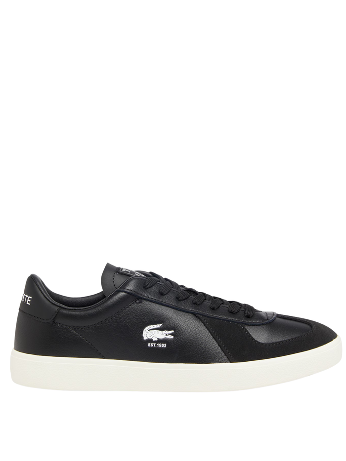LACOSTE Baseshot Pro Leather Sneakers Black - MAISONDEFASHION.COM