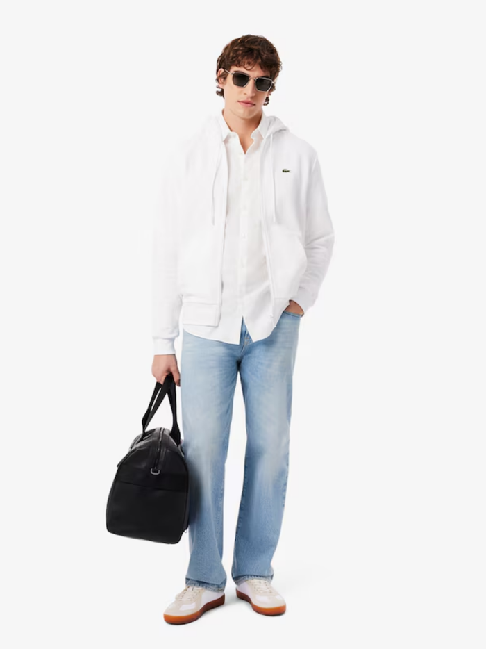 LACOSTE Baseshot Pro Leather Sneakers White/Gum - MAISONDEFASHION.COM