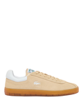 LACOSTE Baseshot Suede Sneakers Natural/Gum - MAISONDEFASHION.COM