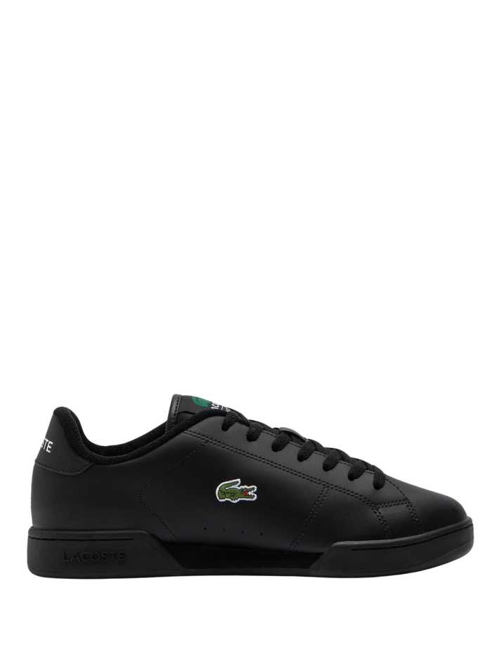 LACOSTE Carnaby Cup Leather Sneakers Black - MAISONDEFASHION.COM
