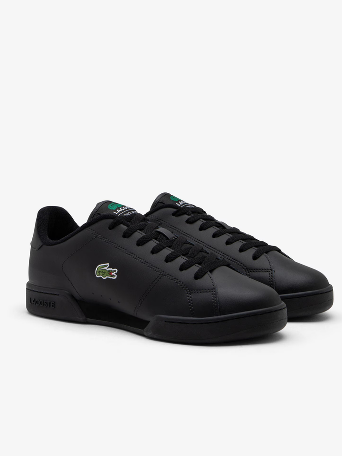 LACOSTE Carnaby Cup Leather Sneakers Black - MAISONDEFASHION.COM