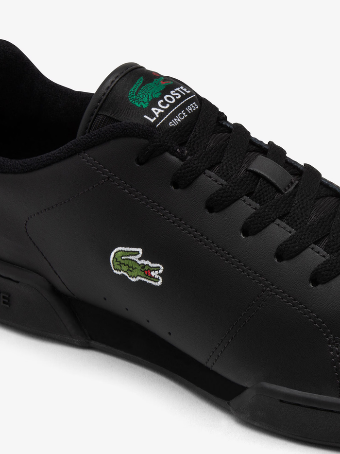 LACOSTE Carnaby Cup Leather Sneakers Black - MAISONDEFASHION.COM