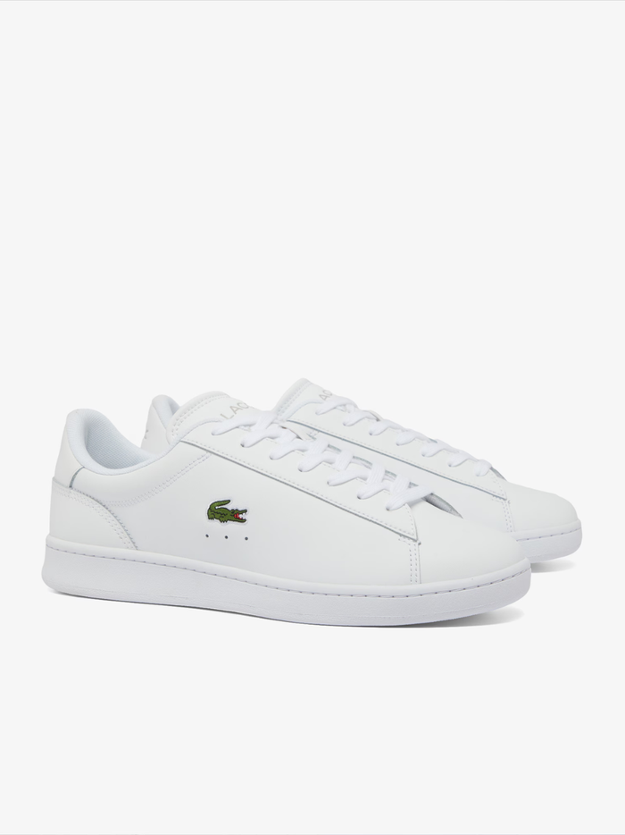 LACOSTE Carnaby Set Leather Sneakers White - MAISONDEFASHION.COM