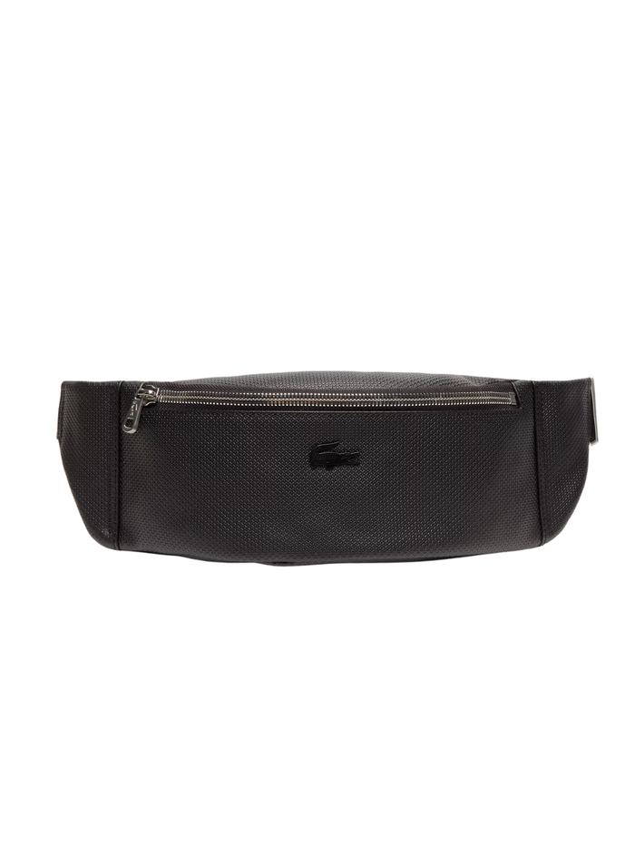 LACOSTE Chantaco Leather Belt Bag Black - MAISONDEFASHION.COM