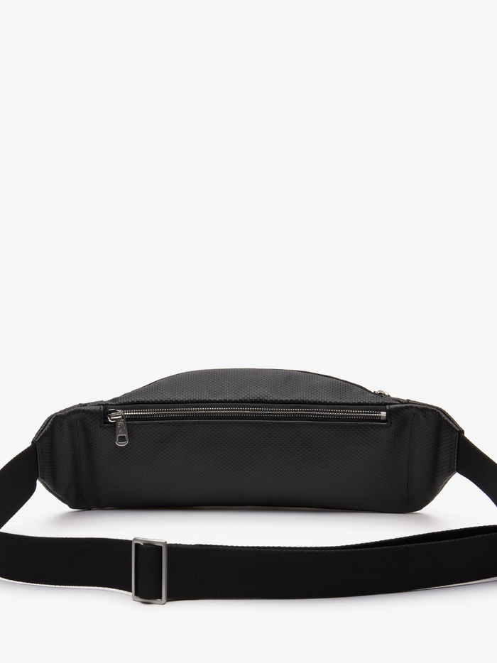 LACOSTE Chantaco Leather Belt Bag Black - MAISONDEFASHION.COM