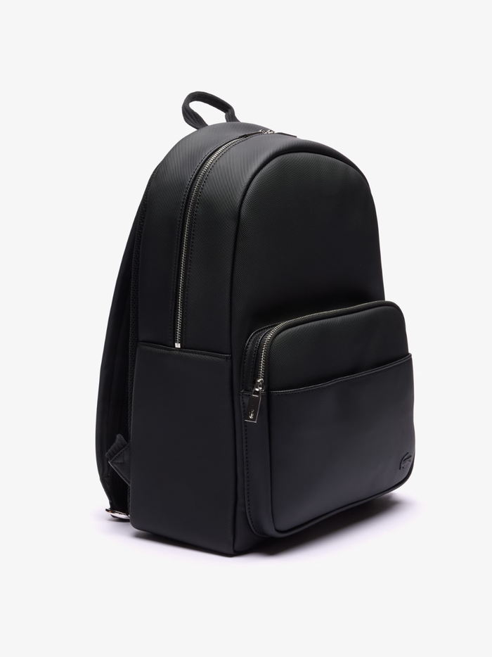 LACOSTE Classic Backpack Black - MAISONDEFASHION.COM