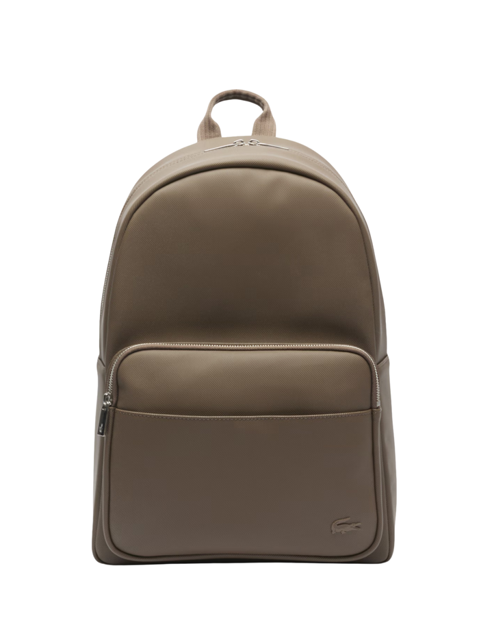 LACOSTE Classic Backpack Brown - MAISONDEFASHION.COM