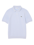 LACOSTE Classic Fit Knitted Polo Shirt Light Blue