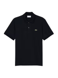 LACOSTE Classic Fit L.12.12 LIGHT Polo Shirt Black - MAISONDEFASHION.COM