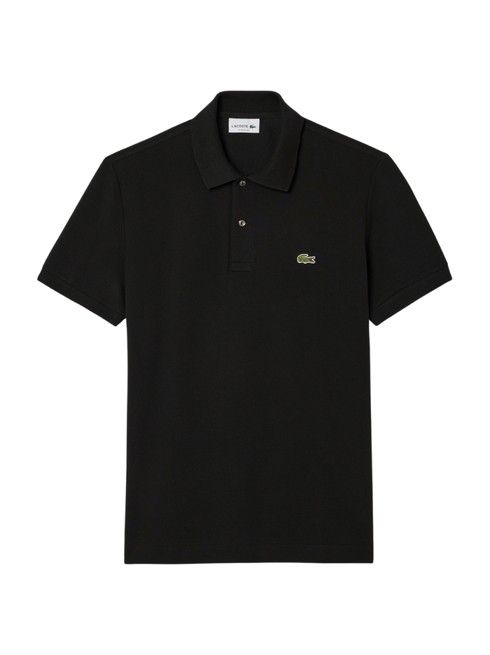 LACOSTE Classic Fit L.12.12 LIGHT Polo Shirt Black - MAISONDEFASHION.COM