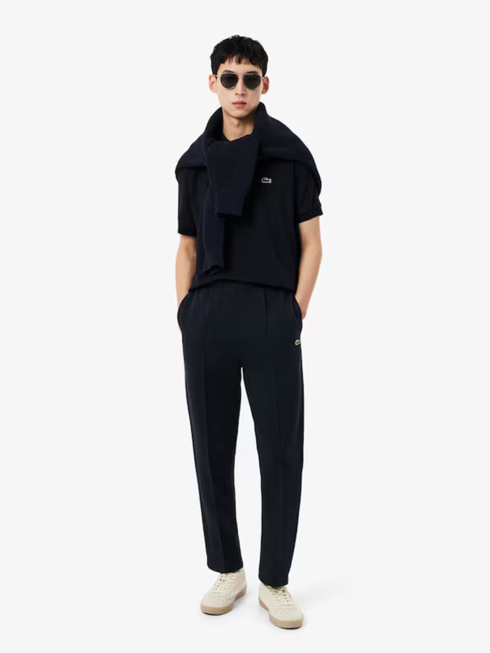 LACOSTE Classic Fit L.12.12 LIGHT Polo Shirt Black - MAISONDEFASHION.COM