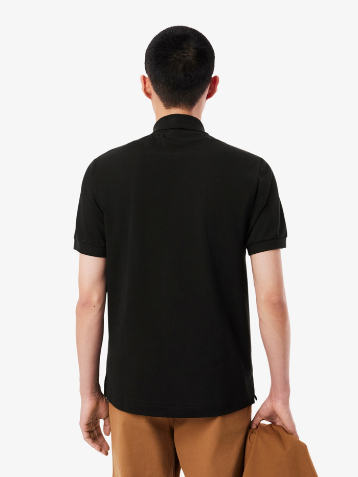 LACOSTE Classic Fit L.12.12 LIGHT Polo Shirt Black - MAISONDEFASHION.COM