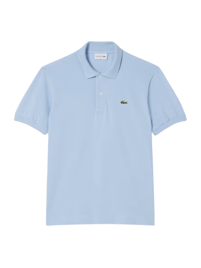 LACOSTE Classic Fit L.12.12 LIGHT Polo Shirt Light Blue - MAISONDEFASHION.COM