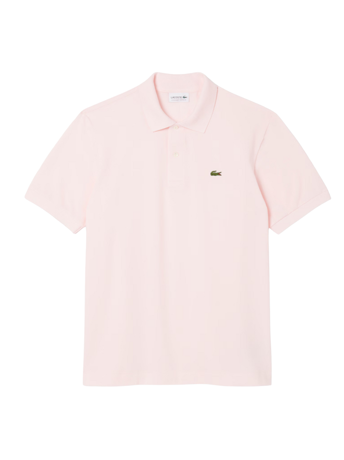 LACOSTE Classic Fit L.12.12 LIGHT Polo Shirt Light Pink - MAISONDEFASHION.COM