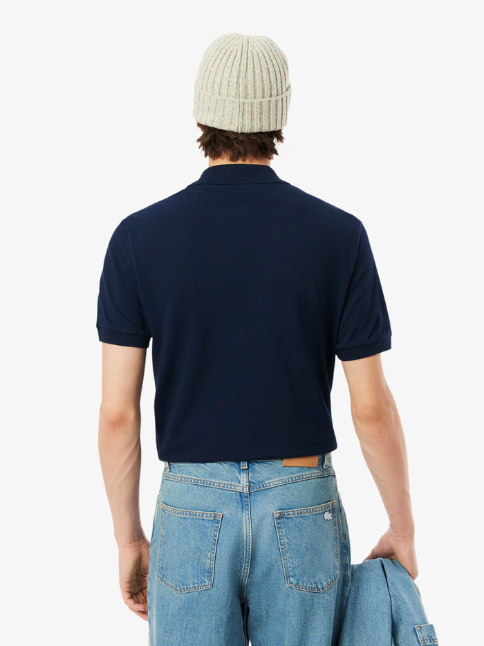 LACOSTE Classic Fit L.12.12 LIGHT Polo Shirt Midnight Blue - MAISONDEFASHION.COM
