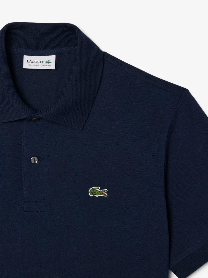 LACOSTE Classic Fit L.12.12 LIGHT Polo Shirt Midnight Blue - MAISONDEFASHION.COM