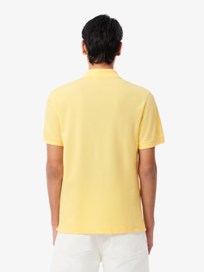 LACOSTE Classic Fit L.12.12 LIGHT Polo Shirt Pastel Yellow - MAISONDEFASHION.COM
