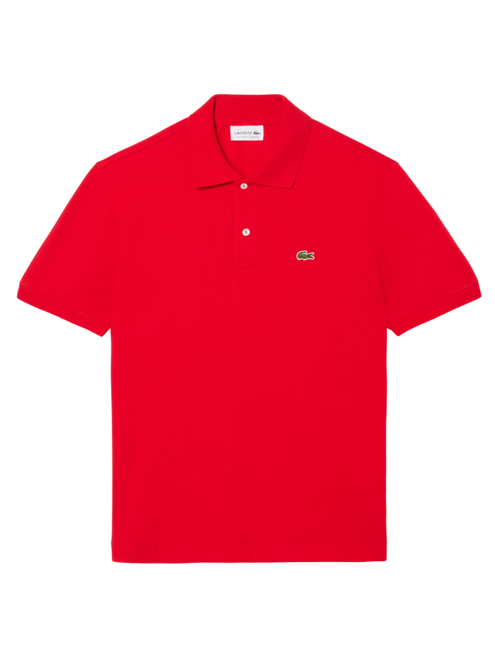 LACOSTE Classic Fit L.12.12 LIGHT Polo Shirt Red - MAISONDEFASHION.COM